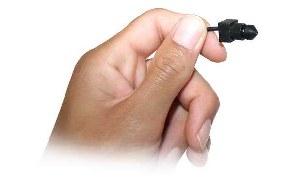 Color Micro Snake Camera with Cone-Shaped Pinhole Lens