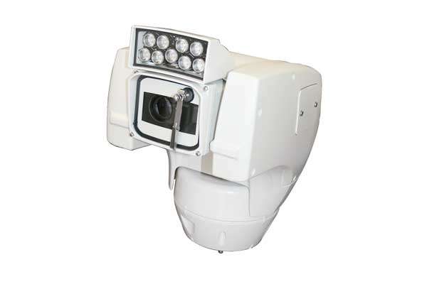 Mini Day/Night Rugged PTZ Camera with Infra-Red Illumination & Wiper